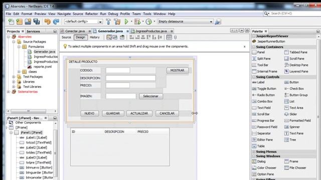 Subir Imagen a Base de Datos MySQL a través de Netbeans смотреть онлайн