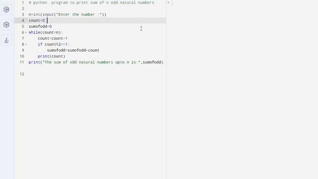 Python Program to Find the Sum of Odd Natural Numbers || Tamil смотреть онлайн