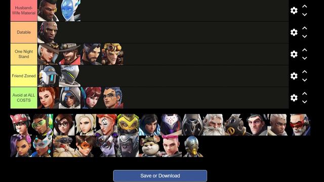 Which Overwatch heroes ARE DATABLE? (Season 2 Tier List) смотреть онлайн