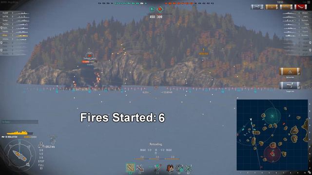 World of Warships - The Mighty Molotov Montage. смотреть онлайн