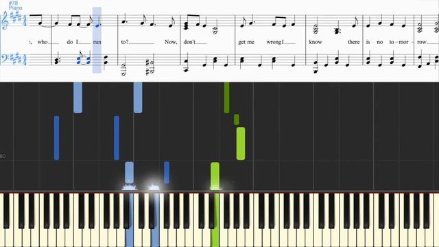 Adele - All I Ask (Synthesia Piano Tutorial w/Lyrics) смотреть онлайн