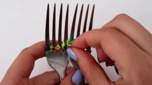 браслет ЧЕШУЯ ДРАКОНА из резинок  на вилках без станка | Dragon Scale Bracelet Rainbow Loom