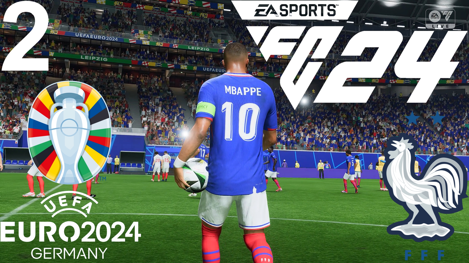 FC 24 КАРЬЕРА ЗА ФРАНЦИЮ #2 - МБАППЕ РАЗРЫВАЕТ В ПЛЕЙ-ОФФ ЕВРО И ФРАНЦИЯ ИДЁТ ЗА КУБКОМ ЕВРОПЫ!!!