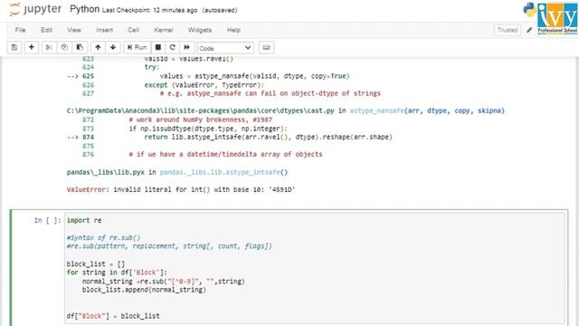 Data Cleaning using Python | Regular Expression in Python | Value Error | RegEx | IvyProSchool смотреть онлайн