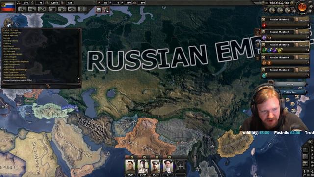 Hearts of Iron IV | Kaiserreich | Russia | Tsar Wrangel the Great | 23 смотреть онлайн