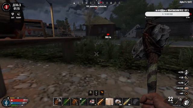 зомби вернулись Мод War3zuk игра 7 Days To Die альфа 21 №1