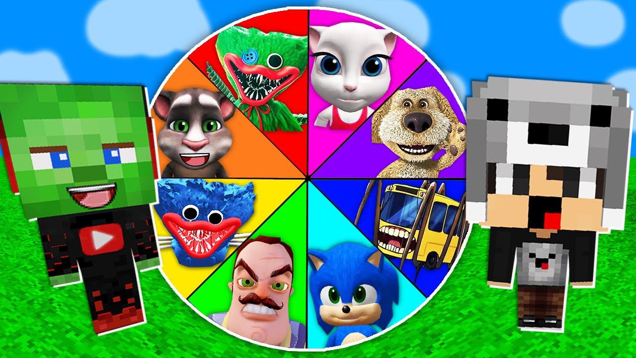 ЗОМБАК НАШЕЛ КОЛЕСО ФОРТУНЫ В МАЙНКРАФТ смотреть онлайн