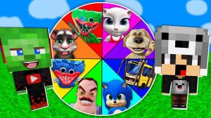 ЗОМБАК НАШЕЛ КОЛЕСО ФОРТУНЫ В МАЙНКРАФТ