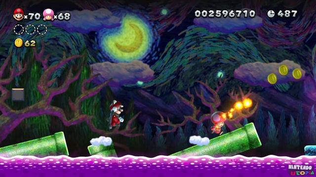 New Super Mario Bros. U Deluxe for Switch ᴴᴰ Full Playthrough (All Star Coins, 2-Player) смотреть онлайн