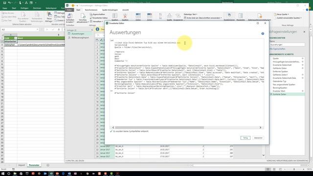 Power Query-Afrage in Excel mit Parametern steuern - Workshop 1.3 смотреть онлайн