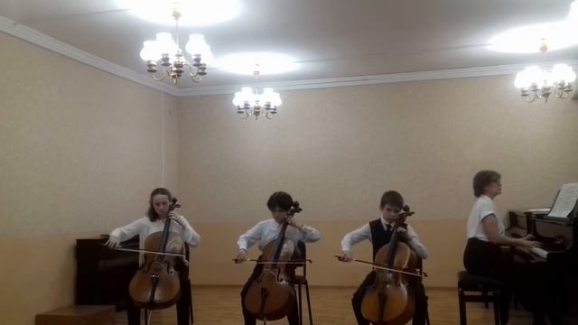 Р.н.п. "Лучинушка",Ансамбль виолончелистов"Вдохновение" М.Кондрашев, М.Мзюмский,А.Беляева,Э.Андреев смотреть онлайн