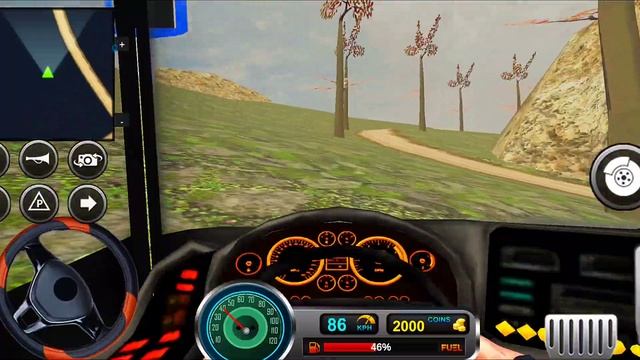 Uphill Off-road Bus Driving Simulator #31 Crazy Road Driving - Best Android Gameplay смотреть онлайн