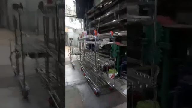 xe đẩy lưới 2 tầng inox lắp ráp bằng khớp lồng có bộ bánh xe xoay 360 độ смотреть онлайн