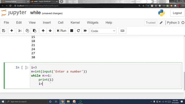 #25 Python while Loop смотреть онлайн