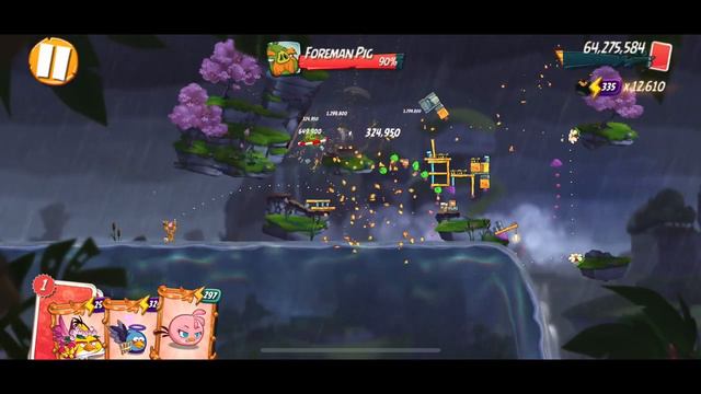 Angry Birds 2 AB2  3-3-4 Daily Challenge Boss 3/1/2024 For Extra Silver Card