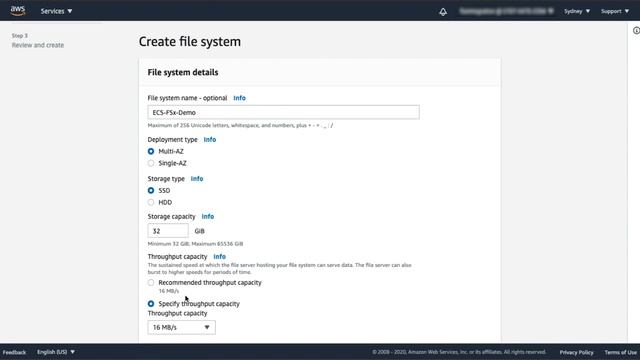 Amazon FSx Configuring Persistent Storage for Windows Containers on Amazon Elastic Container Servic смотреть онлайн