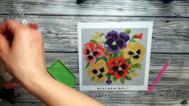 Моя первая алмазная мозаика из Fix Price. Обзор наборов из магазина и одна готовая работа. смотреть онлайн