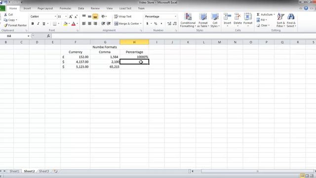 Excel 2010 Tutorial in Hindi & Urdu For Beginners #5 Number Formats (Microsoft Excel) смотреть онлайн