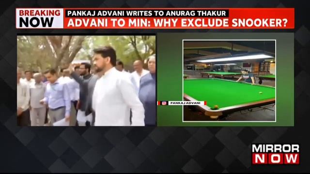 Indian Cueist Pankaj Advani Writes To Anurag Thakur Seeking Inclusion Of Snooker In National Games смотреть онлайн