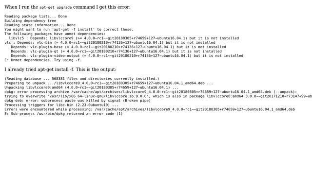 Broken packages in Linux Mint смотреть онлайн