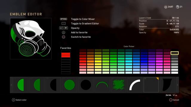 Call of Duty WW2 Skull & Gas Mask Emblem Tutorial смотреть онлайн