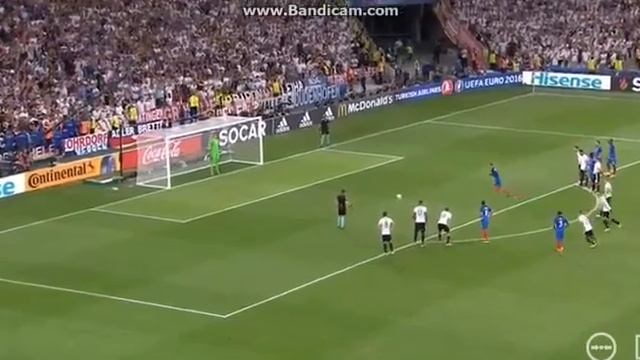 Гризман гол пенальти в ворота Германии Евро 2016 смотреть онлайн