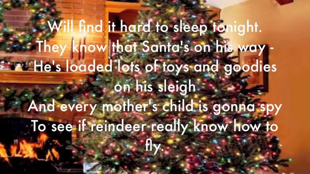 The Christmas Song (Chestnuts roasting on an open fire) lyrics смотреть онлайн