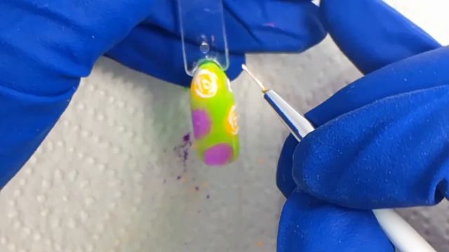 Простой и быстрый дизайн для ногтей с пигментами. Simple and fast design for nails with pigments. смотреть онлайн