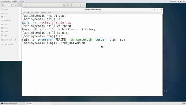 Rocket.Chat #03 How to run Rocketchat server in CentOS terminal смотреть онлайн