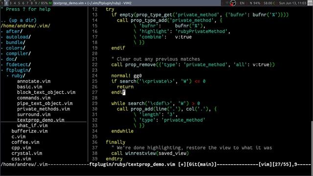 Vim textprops смотреть онлайн