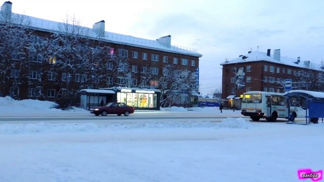 Утро на площади Горького в Печоре 30.11.2023г.