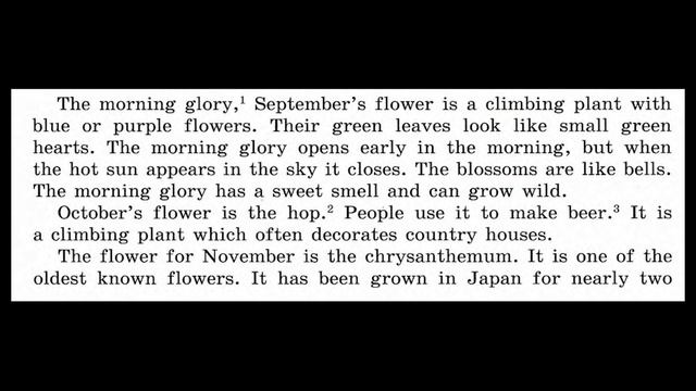 ТЕКСТ TWELVE FLOWERS OF THE YEAR-2 УЧЕБНИК 5 КЛАСС ВЕРЕЩАГИНА АФАНАСЬЕВА смотреть онлайн