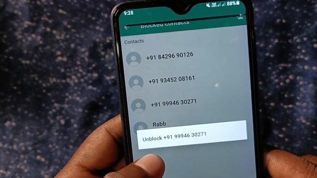 Whatsapp block number delete kaise kare 2022 || How to delete block number In whatsapp contacts смотреть онлайн