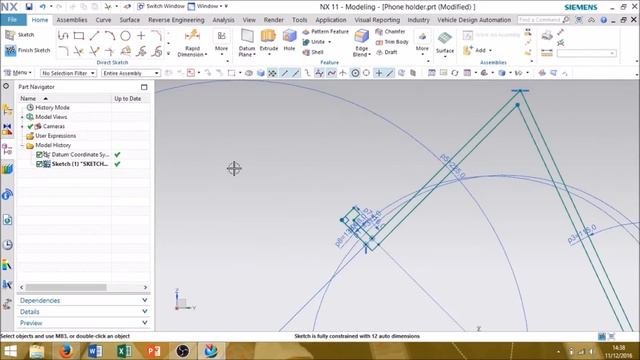 Design a phone stand with Siemens NX 11 смотреть онлайн