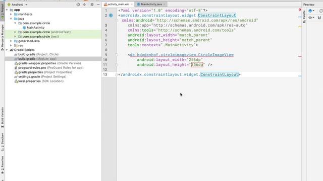Circular ImageView using a library смотреть онлайн