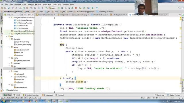 75 Create Searchable Dictionary Design & Develop Android Application app смотреть онлайн