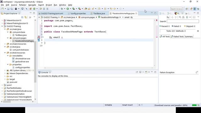 Selenium WebDriver Framework Development from Scratch using Page Object Model (POM) - Part I смотреть онлайн