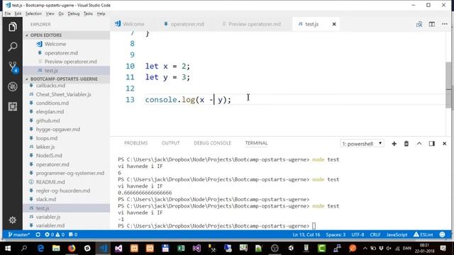 NODE WI 81, Bootcamp - Operatorer смотреть онлайн