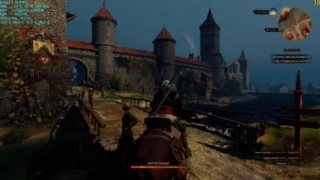 The Witcher 3 GTX 750 Ti 1280Mhz + i5 4460 Gameplay Bencmark смотреть онлайн