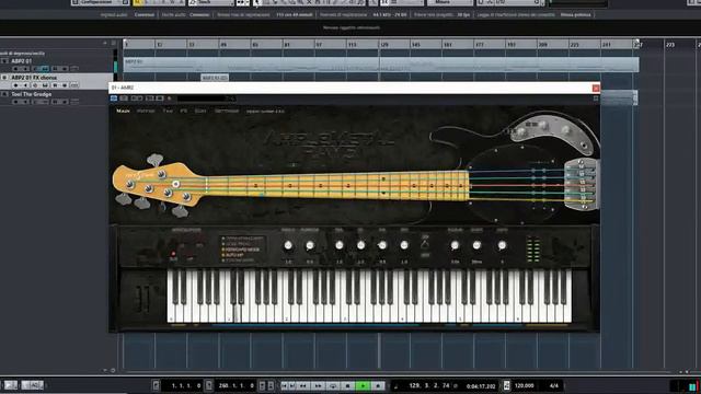The Grudge - Tool (bass line made with ample sound AMR 2 & Cubase 9.5) смотреть онлайн