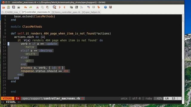 46 эпизод Научись Rails тестирование контроллеров, глобальные макросы смотреть онлайн
