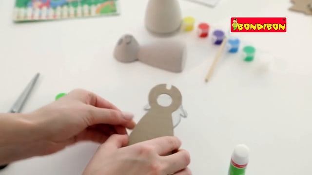 Обзор «Bondibon Набор для папье-маше Игрушки Овечка и козочка» смотреть онлайн