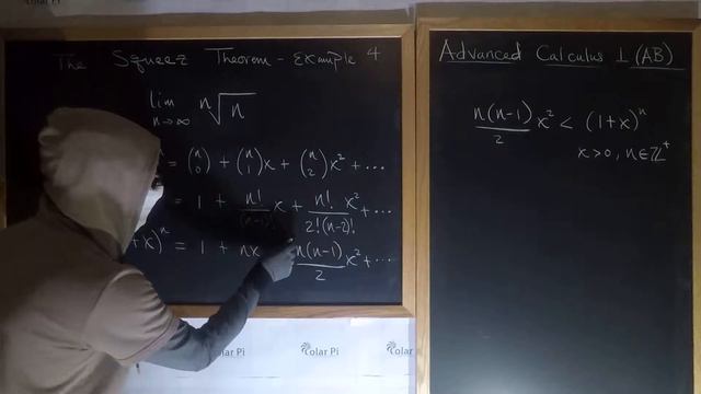 (Squeeze Theorem) limit as n goes to Infinity of nth Root n смотреть онлайн