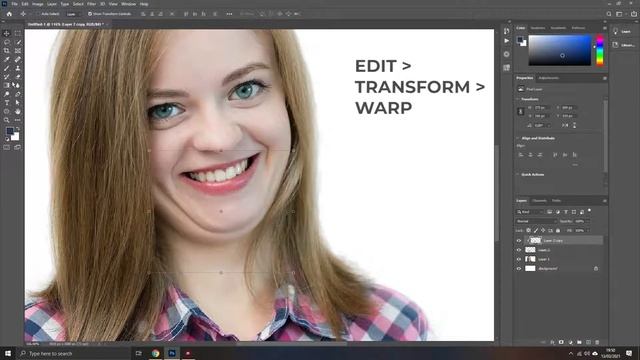 Remove Double Chin In Only 1 Minute With Photoshop смотреть онлайн