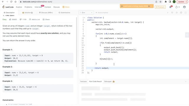 Two Sum Leetcode | C++ | Python | Scala | Solution смотреть онлайн