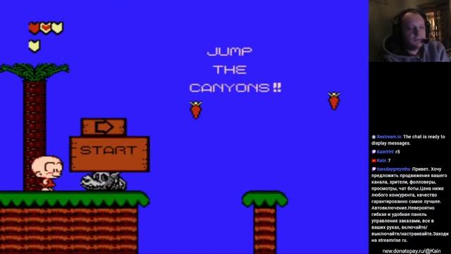 Bonk's Adventure [NES] - Live-stream смотреть онлайн