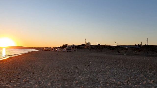 #Веселовка.Чудный закат, вечернее море.Краснодарский край. #лето смотреть онлайн