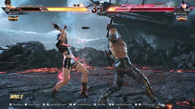 Tekken 8 | Law vs Reina & King смотреть онлайн