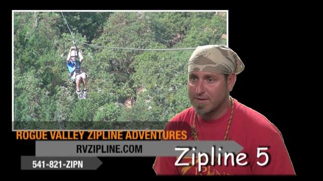Rogue valley Zipline Adventures - Line 5 смотреть онлайн