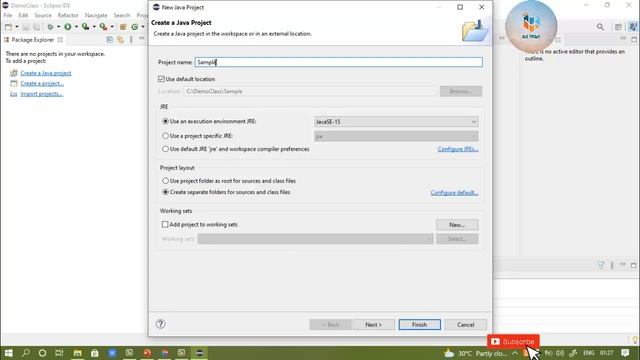 Setting up Eclipse for Java/Installation of Eclipse IDE in Windows смотреть онлайн
